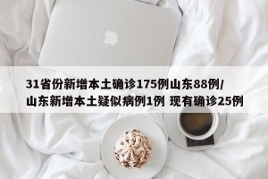 31省份新增本土确诊175例山东88例/山东新增本土疑似病例1例 现有确诊25例